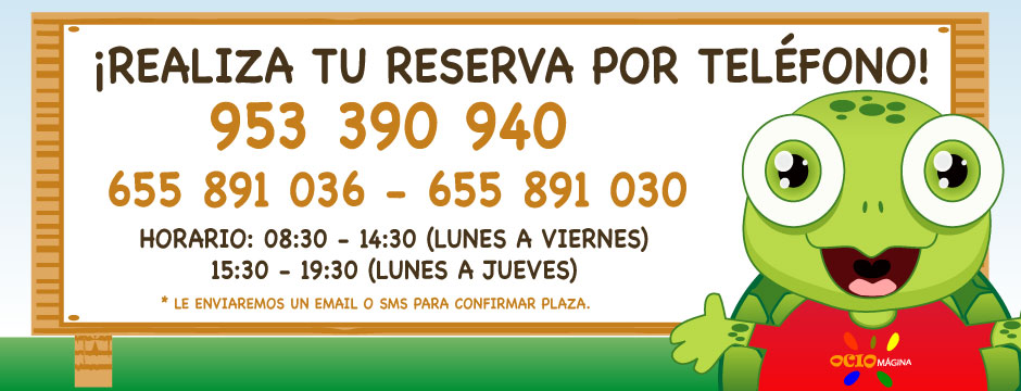 Inscripciones Reserva tu plaza