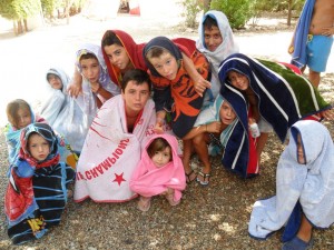 peques con toallas